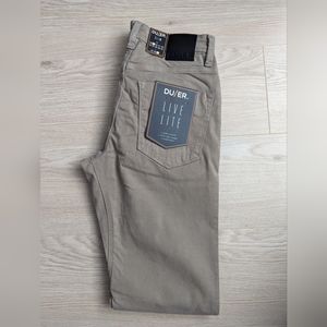 Duer Live Lite Pants Slim NWT 29x34